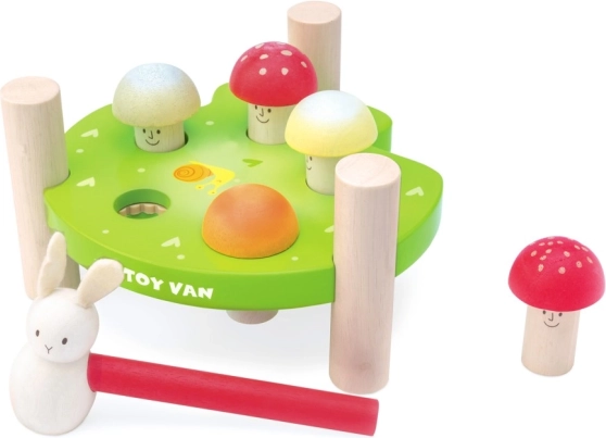 Vidám gombakalapálás a Le Toy Van-tól