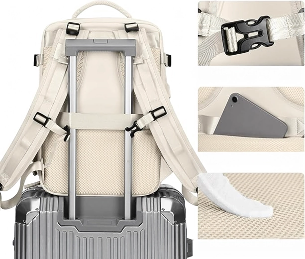 Kényelmes utazás bőröndre rögzítéssel