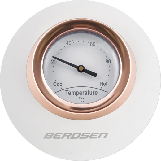 Beépített analóg hőmérő a pontos felöntéshez