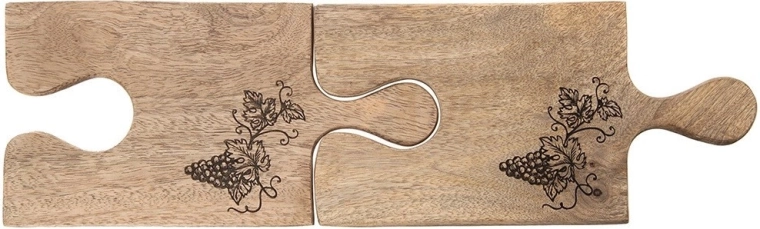 Elegáns szőlőinda-gravírozás