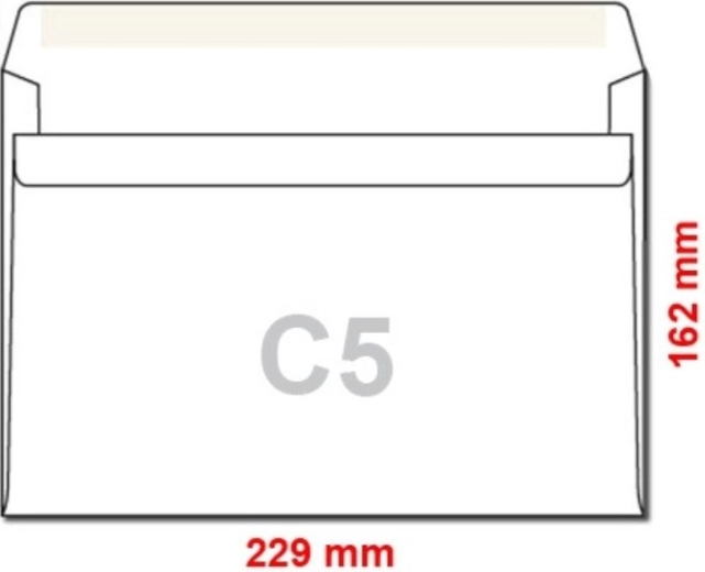 Öntapadós C5 postai borítékok 50 db