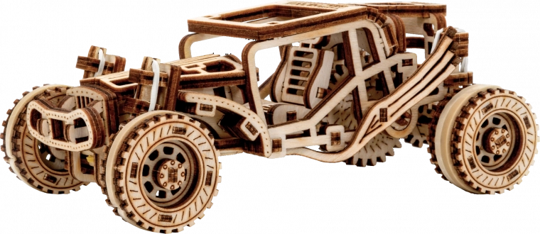 WOODEN CITY Buggy – mechanikus modell 1:32 fa 3D puzzle