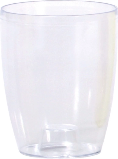 COUBI Orchid virágtartó 16 cm, áttetsző fehér