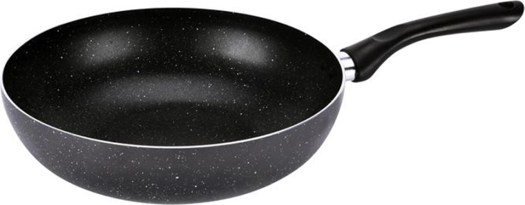 Wok serpenyő indukciós aljjal, 28 cm