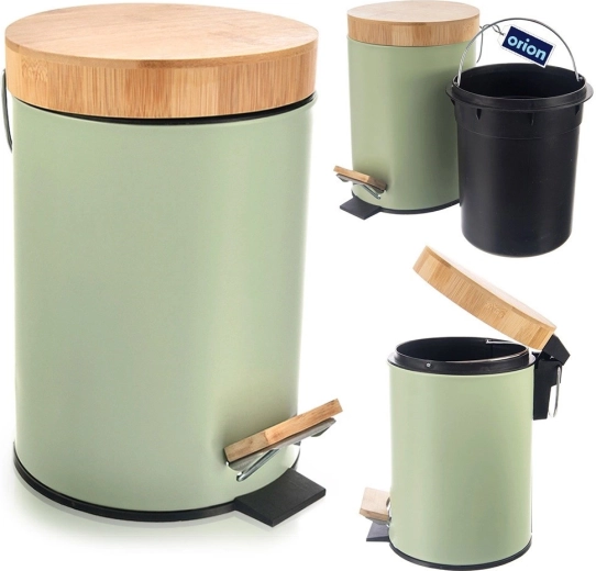 Stílusos fém és természetes bambusz