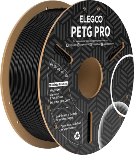 ELEGOO PETG Pro fekete filament 1,75 mm 1 kg