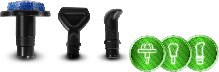 Kilenc fej a célzott masszázshoz