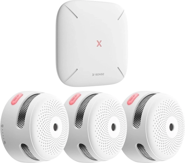 X-Sense FS31 okos füstérzékelő készlet (3× XS01-M + SBS50 bázisállomás)