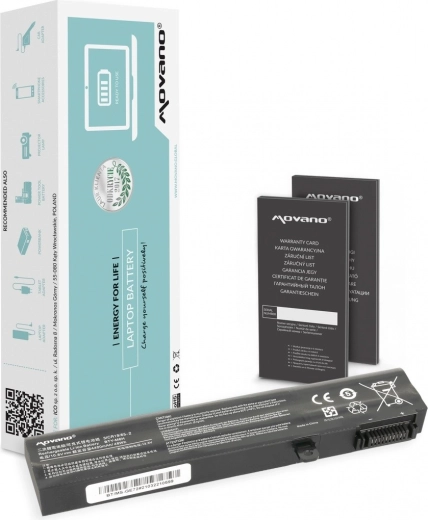 Akkumulátor MSI CX62/GE62/GE72/GL72/PE70 laptopokhoz 4400 mAh (48 Wh) Movano