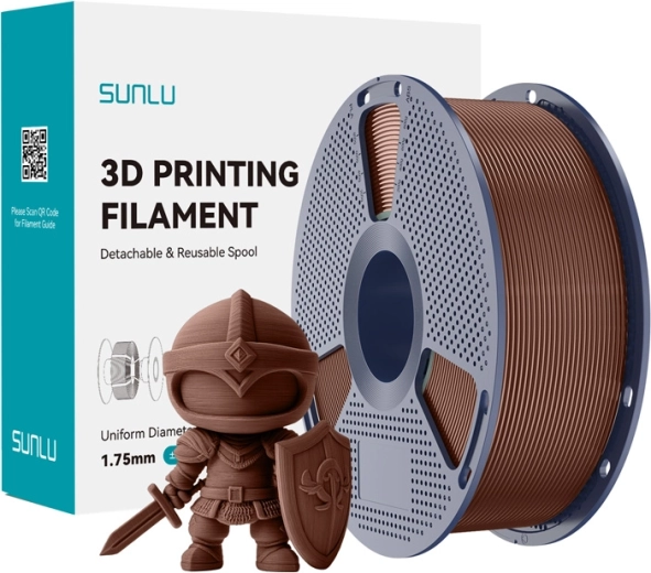 Sunlu PLA+ filament 1,75 mm – csokoládé