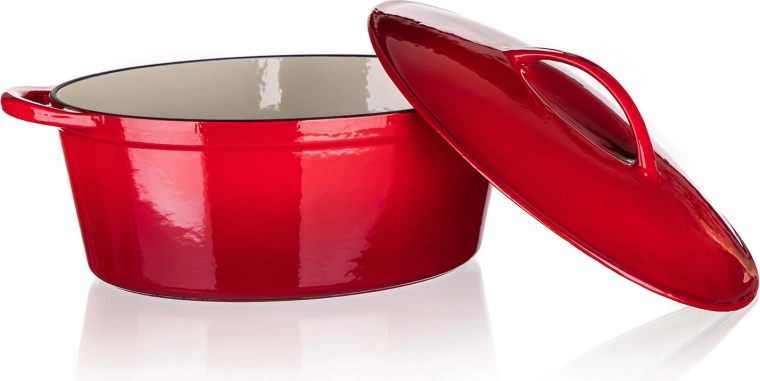 Zománcozott tapadásmentes felület és könnyű tisztítás