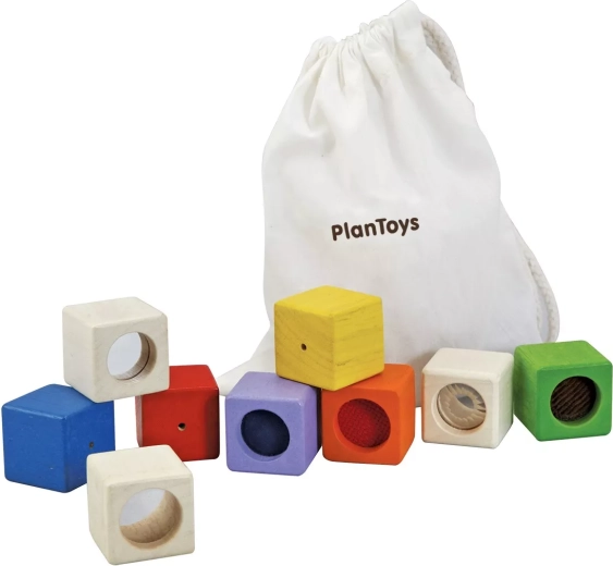 PlanToys érzékelő kockák - 9 db