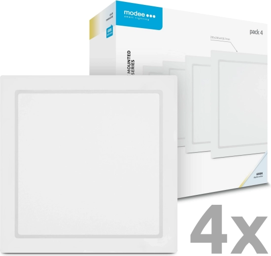 Modee négyzet alakú LED panel 24 W, 2640 lm, hideg fehér
