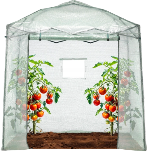 Összecsukható kerti fóliasátor táskával 2 × 1,37 × 2,34 m, zöld