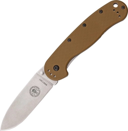Esee Avispa Coyote Brown zsebkés kültéri használatra, 8,9 cm, stonewash, barna, FRN
