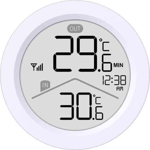 Benti és kinti hőmérséklet egyidejű mérése