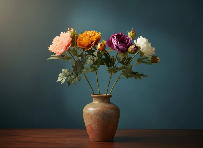 Gyönyörű váza-dekoráció