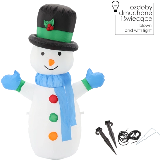 Stabil kültéren leszúrókkal és rögzítőkötelekkel