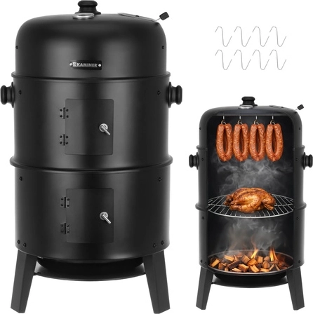 3 az 1-ben: grillezés, füstölés és tűzhely egyben