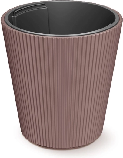 Milly virágtartó betéttel, 29,9 cm, marsala
