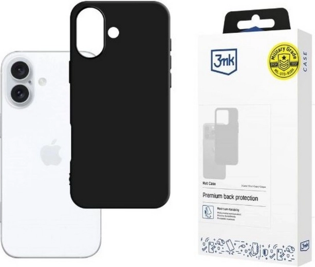 Matt tok iPhone 16 6,1 fekete
