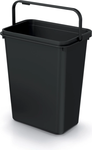 Systema Basic 10 l szemetes újrahasznosított műanyagból, fekete