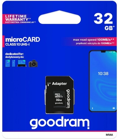 Goodram microSD 32GB memóriakártya