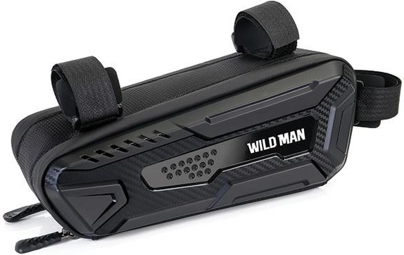 Wildman kerékpáros vázra szerelhető táska telefontartóval M40 fekete