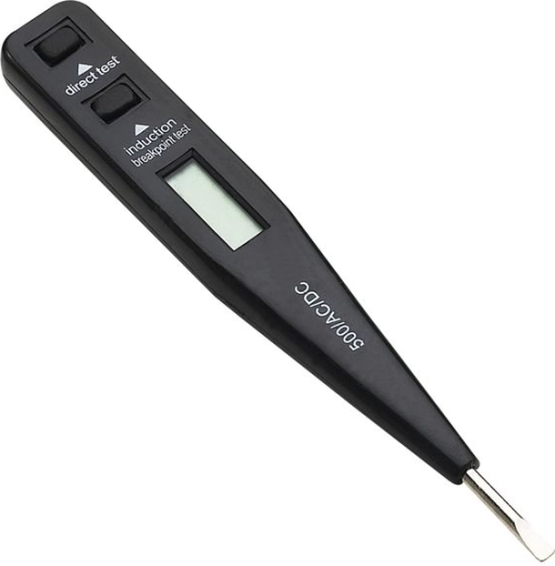 Solight feszültségvizsgáló LCD kijelzővel 12–230 V