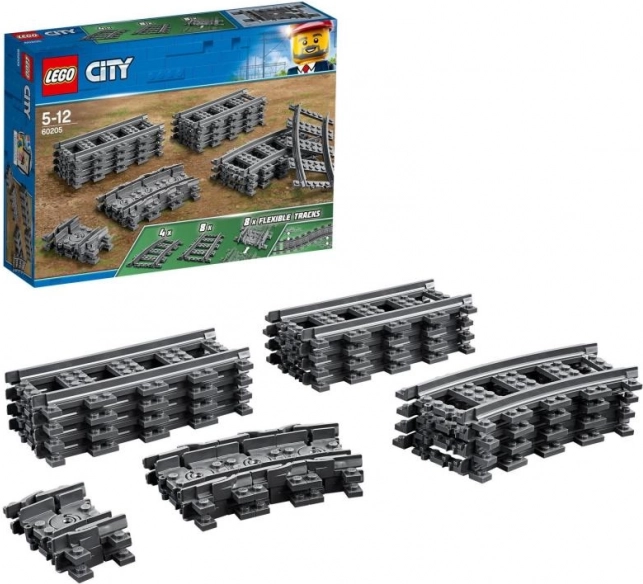 lego city sínek – pályabővítő készlet