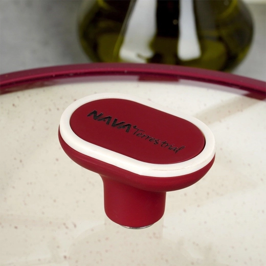 Biztonságos soft‑touch fogantyúk és üvegfedő