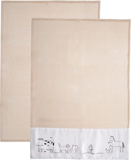 Pamut konyharuhák 70 × 50 cm, 2 db