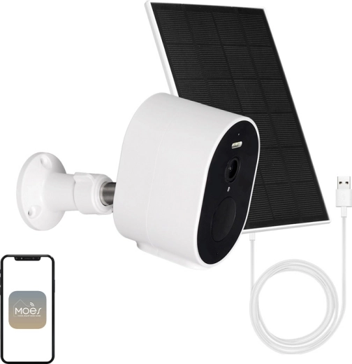 Moes kültéri Wi‑Fi IP kamera 4 MP, szoláris táplálással WCM-S24-S