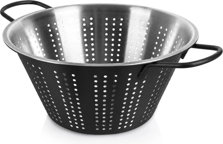 Rozsdamentes acél konyhai szűrő 22 cm – 1 db