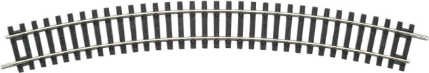 PIKO H0 R3 íves sín, 30°, 484 mm sugár