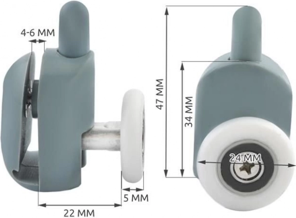 Kompatibilis 4–6 mm-es üveggel