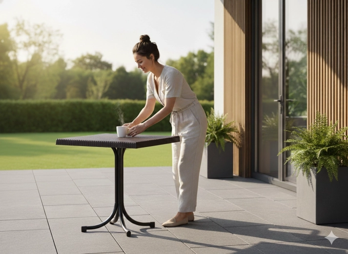 Ideális teraszra és kisebb terekbe