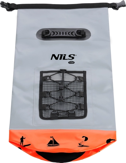 Tartós 500D PVC anyag és praktikus hálós zseb