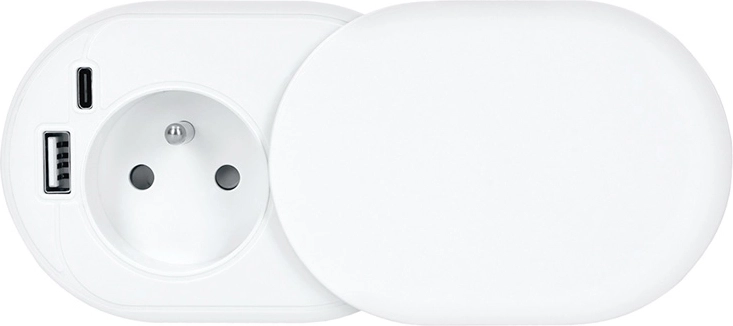 Gyors USB-töltés: USB-C PD 20 W + USB-A QC 3.0