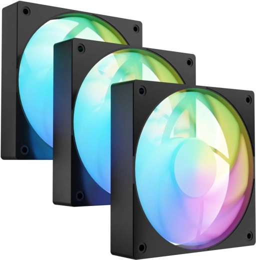 Fury Sai S12 ARGB PWM szett 3 fekete ventilátorral