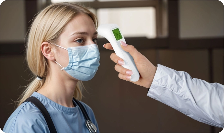 Azonnali érintésmentes mérés 1 másodperc alatt