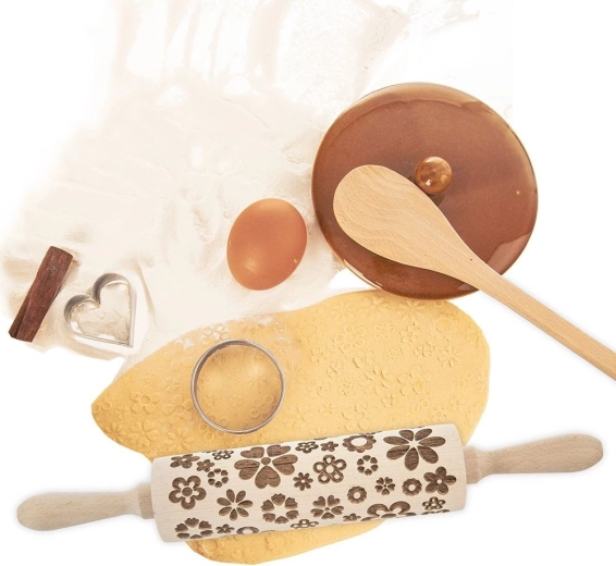 Finom virágos domborítás látványos sütéshez