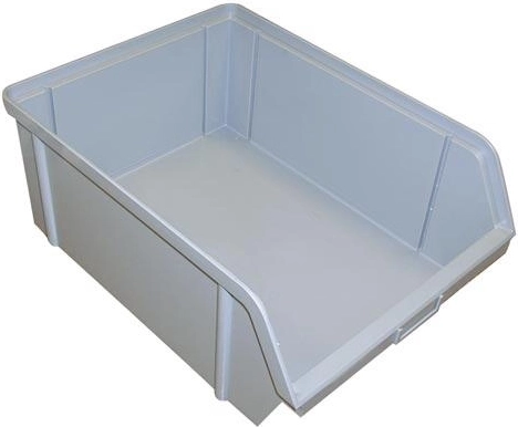 Lejtett tárolódoboz 200 × 150 × 122 mm, 10 kg, szürke