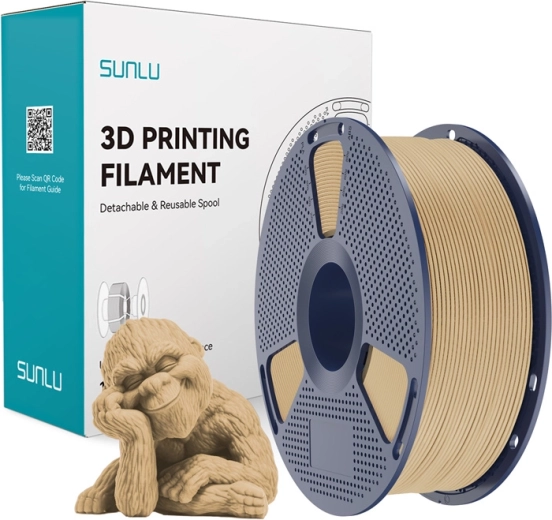 Sunlu Wood filament pro 3D nyomtatáshoz – juhar
