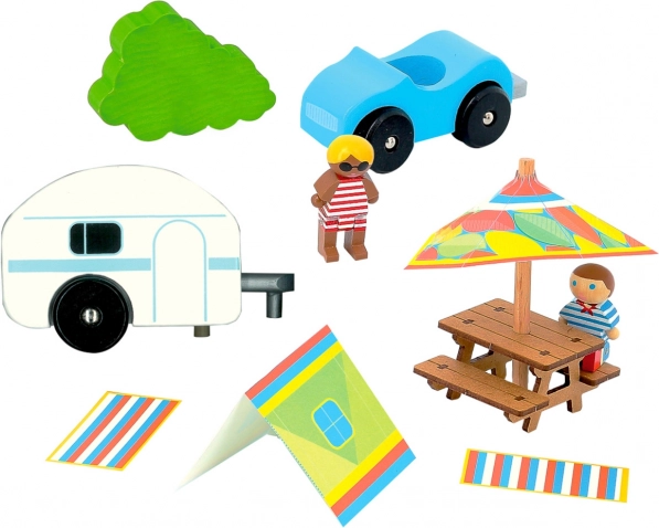 Jeujura fa figurákok a Kemping nyaraláshoz