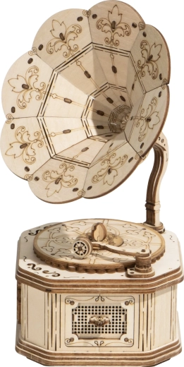 ROBOTIME Rolife 3D fából készült puzzle Gramofon
