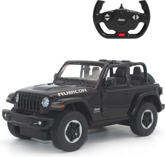 Rastar távirányítós Jeep Wrangler JL 1:14 méretarányban – Fekete