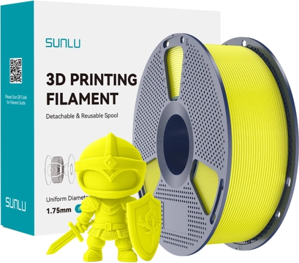 Sunlu PLA+ sárga filament