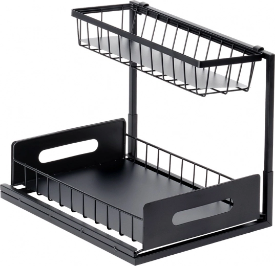 Stabil, fekete fém szerkezet