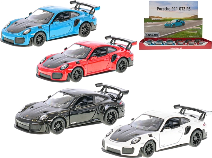 Fém autómodell PORSCHE 911 GT2 RS 1:36 Kinsmart